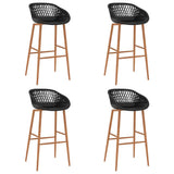 5 Piece Bar Set Black 3057378