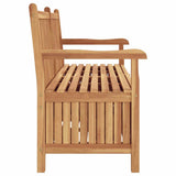 Garden Bench with Storage 150 x 60 x 90 cm Solid Teak Wood 42001960