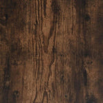 ZNTS Coffee Table Smoked Oak 60x60x40 cm Engineered Wood 826626
