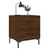 Bedside Cabinets 2 pcs Brown Oak 40x35x47.5 cm Engineered Wood 827323