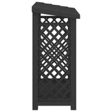 Firewood Rack 114 x 46 x 101 cm PP Anthracite 42041757