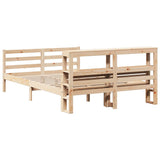 Bed Frame with Headboard without Mattress 140x190 cm 3305935