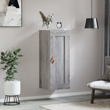 Wall Mounted Cabinet Grey Sonoma 34.5x34x90 cm Engineered Wood 830482