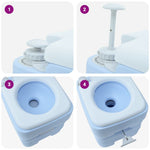 Portable Camping Toilet 41.5 x 36.5 x 30 cm 42001439