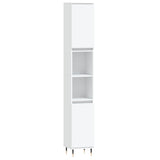 3 Piece Bathroom Furniture Set White Engineered Wood 3190291