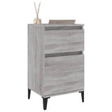 Bedside Cabinet Grey Sonoma 40x35x70 cm 819720