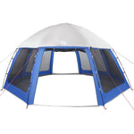 ZNTS Pool Tent with Removable Fly & Mesh Walls Azure Blue 510x510 cm 4100634