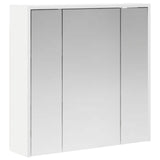 Bathroom Mirror Cabinet White 63.5 x 16 x 62.5 cm 889151