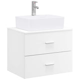 Bathroom Furniture Set White Engineered Wood 3404382