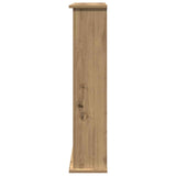 Fireplace Surround Artisan Oak 75x20x87.5 cm Engineered Wood 854588