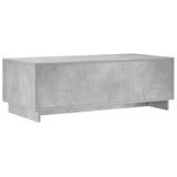 Coffee Table Concrete Grey 102 x 50.5 x 35 cm Engineered Wood 8011453