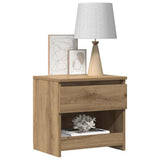 Bedside Cabinets 2 pcs Artisan Oak 40x30x39 cm Engineered Wood 856409