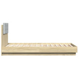 Bed Frame without Mattress Sonoma Oak 75x190 cm Small Single 3209977