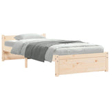 Bed Frame without Mattress Solid Wood 90x200 cm 815029