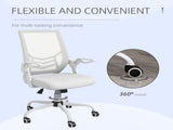 Mesh Office Chair, Computer Desk Chair with Flip-up Armrests, Lumbar Back Support and Swivel Wheels, T3398P344196
