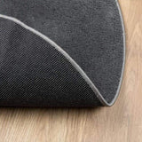 Rug OVIEDO Short Pile Anthracite 160 cm 375480
