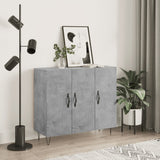 Sideboard Concrete Grey 90x34x80 cm Engineered Wood 828104
