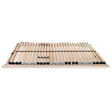 Slatted Bed Base without Mattress with 28 Slats 7 Zones 80x200 cm 246456