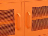 TV Cabinet Orange 105x35x50 cm Steel 336237