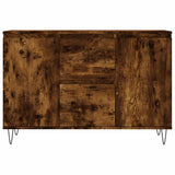 Sideboard Smoked Oak 101.5x35x70 cm Engineered Wood 827209