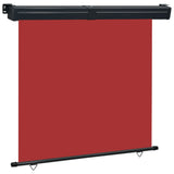 ZNTS Balcony Side Awning 175x250 cm Red 48439