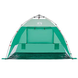 ZNTS Beach Tent 2-Person Sea Green Quick Release Waterproof 4005300