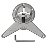 ZNTS 4 Height Adjustable Table Legs Chrome 1100 mm 242135
