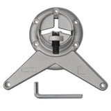 4 Height Adjustable Table Legs Chrome 1100 mm 242135