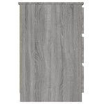 ZNTS Writing Desk Grey Sonoma 140x50x77 cm Engineered Wood 815439