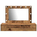Dressing Table Brown 100 x 40 x 70 cm Engineered Wood 865242