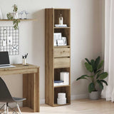 Book Cabinet Artisan Oak 36x30x171 cm Engineered Wood 856047