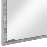 Mirror with Mirror Grey Sonoma 90 x 8.5 x 37 cm Engineered Wood 822818