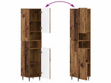 2 Piece Bathroom Cabinet Set ZWOLLE Old Wood Engineered Wood 3417520