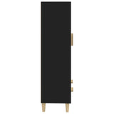 Highboard Black Engineered wood Tall Highboard Rectangular 812565