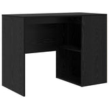 Corner Desk with Drawer Black Oak 102 x 88 x 75 cm 3337274