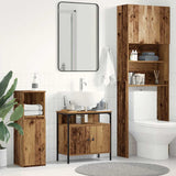 Bathroom Sink Cabinet Old Wood 60x30x60 cm Engineered Wood 862232