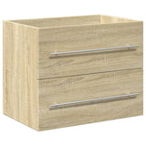 2 Piece Bathroom Furniture Set Sonoma Oak Engineered Wood 3325046