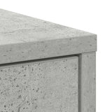 Sideboard with Drawers and Doors Concrete Grey 70.5x34x74.5 cm 861844