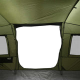 Camping Tent Tunnel 4-Person Olive Green Waterproof 4009413