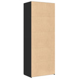 Highboard Black 70x42.5x185 cm Engineered Wood 3281421