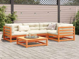 Garden Sofa Set Wax Brown Solid Pine Wood Large Modular 3299420