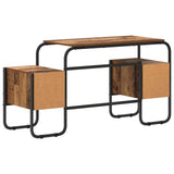 Desk with Storage Oak Wood 145 x 50 x 75 cm 8008012