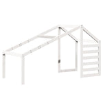 High Sleeper Bed without Mattress White 80x200 cm Solid Wood Pine 3281975