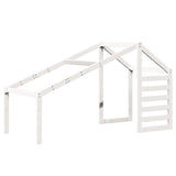 High Sleeper Bed without Mattress White 80x200 cm Solid Wood Pine 3281975