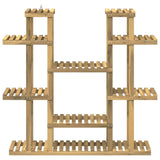 Plant Stand White 123 x 25 x 114.5 cm Solid Acacia Wood 903103