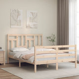 Bed Frame without Mattress 140x200 cm Solid Wood 3194961