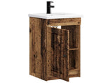 Bathroom Vanity with Sink Old Wood 42 x 40 x 84.5 cm 890032