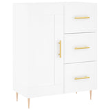 Highboard White 69.5x34x180 cm Engineered Wood 3196003