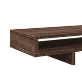 Monitor Stand Brown Oak 100x27x15 cm Engineered Wood 854757