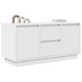 TV Cabinet with LED Lights White 100x41x50 cm 861409
